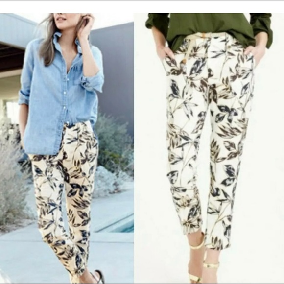 J.Crew Garden Linen Pants Size 6